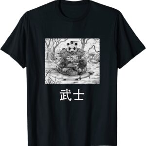 Panda Samurai Warrior Bear Gift T-Shirt