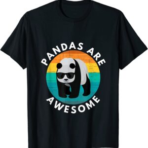 Funny Pandas Are Awesome T-shirt. Cute Panda Bear Tee T-Shirt