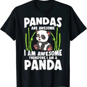 Panda Shirt. Retro Style T-Shirt