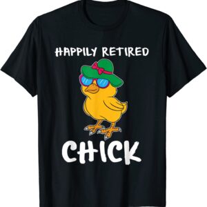 Retired 2021 Retirement Party Gifts for Women Chick Girl T-Shirt