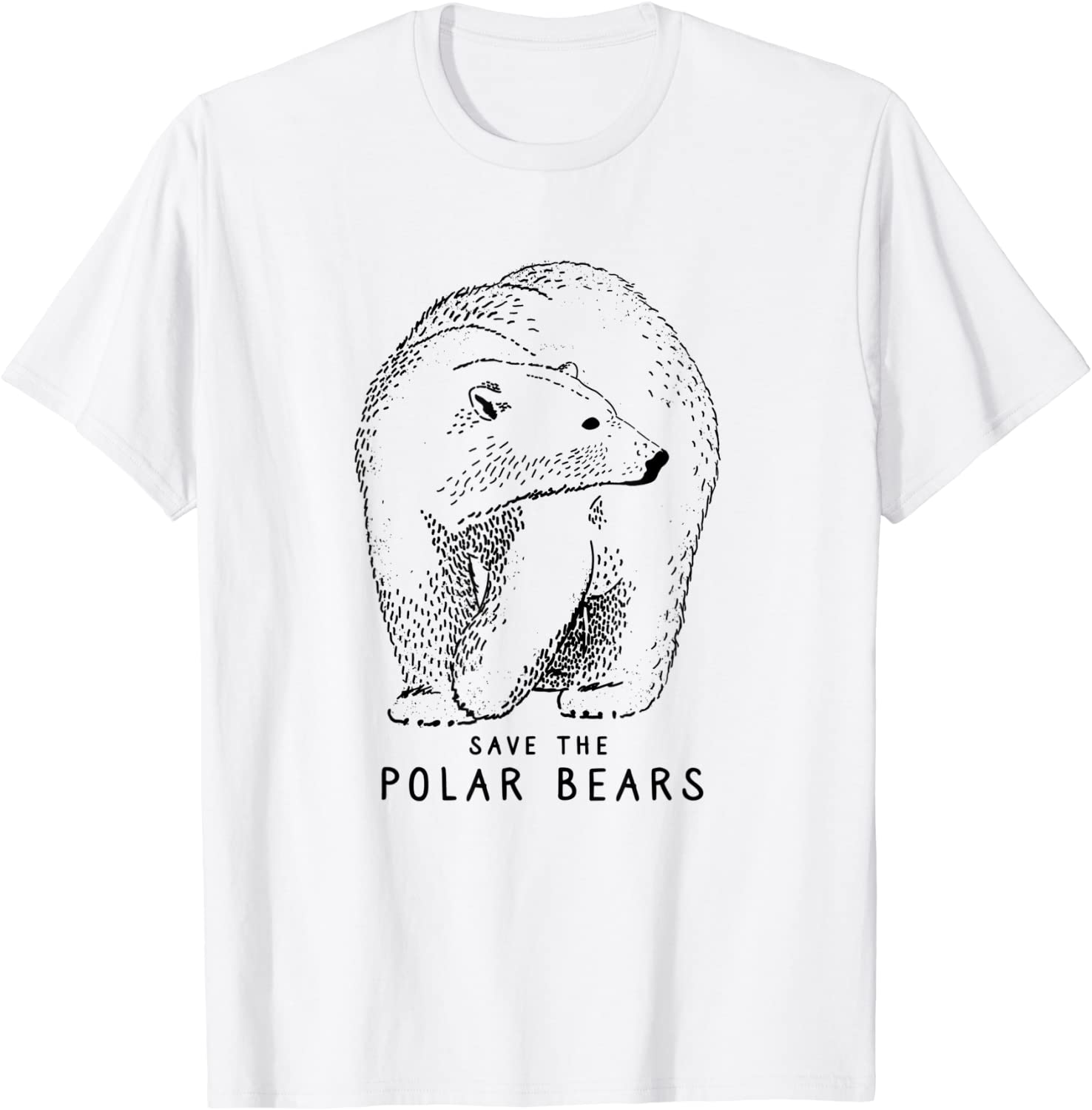 Save the Polar Bears - Endangered Arctic Animal Lover T-Shirt